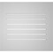 Ekena Millwork Vertical Surface Mount PVC Gable Vent: Functional, w/ 3-1/2"W x 1"P Standard Frame, 28"W x 26"H GVPVE28X2601SF - alternate 2
